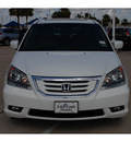 honda odyssey 2008 white van touring gasoline 6 cylinders front wheel drive automatic with overdrive 77065