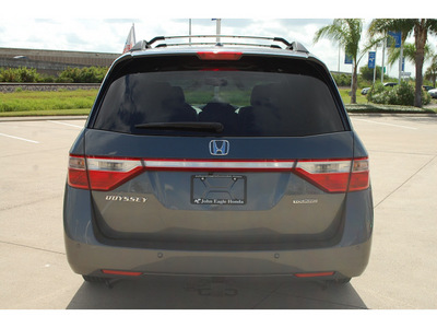 honda odyssey 2011 dk  gray van touring gasoline 6 cylinders front wheel drive automatic with overdrive 77065