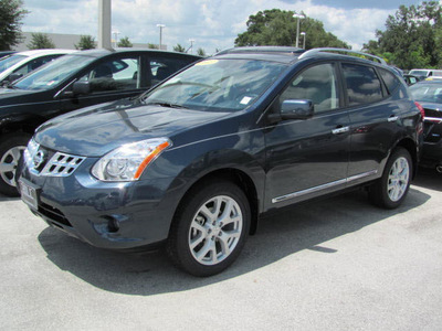 nissan rogue 2013 graphite blue sl gasoline 4 cylinders front wheel drive automatic 33884