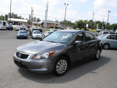 honda accord 2009 dk  gray sedan lx gasoline 4 cylinders front wheel drive automatic 27215