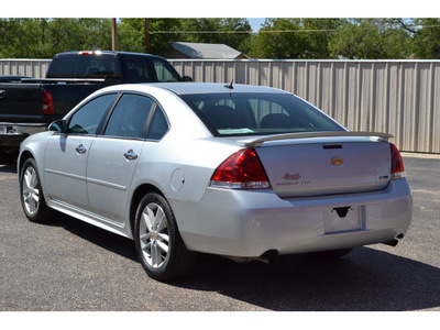 chevrolet impala 2012 silver sedan ltz flex fuel 6 cylinders front wheel drive automatic 76903