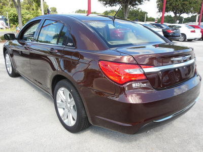 chrysler 200 2012 dk  brown sedan touring flex fuel 6 cylinders front wheel drive automatic 34731