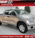 toyota tundra 2008 silver grade gasoline 8 cylinders 2 wheel drive automatic 91731