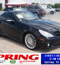 mercedes benz slk class 2008 black slk55 amg gasoline 8 cylinders rear wheel drive automatic 77388