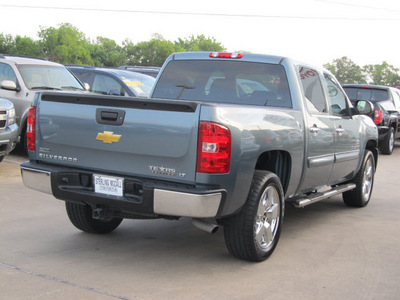 chevrolet silverado 1500 2011 blue lt flex fuel 8 cylinders 2 wheel drive automatic with overdrive 77074