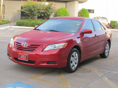toyota camry 2008 red sedan le gasoline 4 cylinders front wheel drive automatic with overdrive 77074