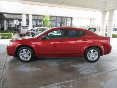 dodge avenger 2008 red sedan sxt gasoline 4 cylinders front wheel drive automatic with overdrive 77477