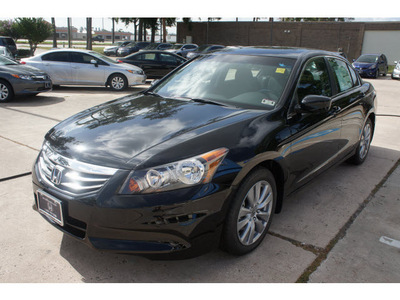 honda accord 2012 black sedan ex gasoline 4 cylinders front wheel drive automatic 77339