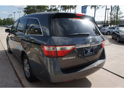 honda odyssey 2012 dk  gray van ex l gasoline 6 cylinders front wheel drive automatic 77339