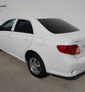 toyota corolla 2009 white sedan le gasoline 4 cylinders front wheel drive automatic 78577