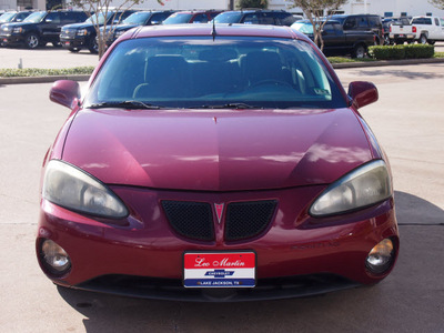 pontiac grand prix 2005 red sedan gt gasoline 6 cylinders front wheel drive automatic 77566