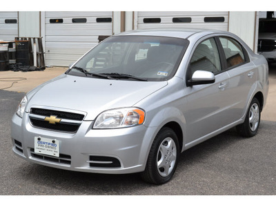 chevrolet aveo 2011 silver sedan lt gasoline 4 cylinders front wheel drive automatic 76401