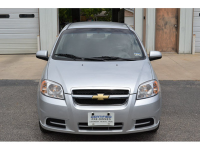 chevrolet aveo 2011 silver sedan lt gasoline 4 cylinders front wheel drive automatic 76401