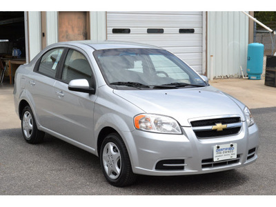 chevrolet aveo 2011 silver sedan lt gasoline 4 cylinders front wheel drive automatic 76401