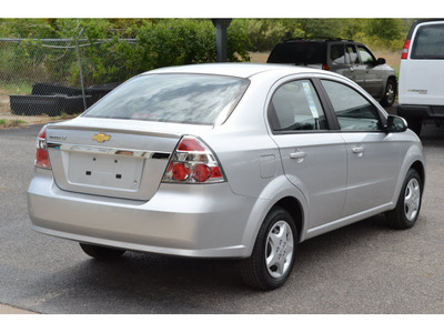 chevrolet aveo 2011 silver sedan lt gasoline 4 cylinders front wheel drive automatic 76401