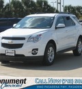 chevrolet equinox 2012 white suv lt flex fuel 4 cylinders front wheel drive automatic 77503