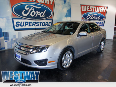 ford fusion 2011 silver sedan se gasoline 4 cylinders front wheel drive automatic 75062