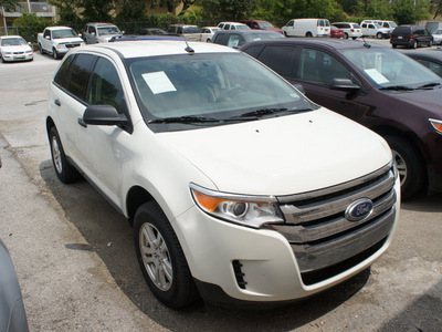 ford edge 2011 white se gasoline 6 cylinders front wheel drive automatic 75062