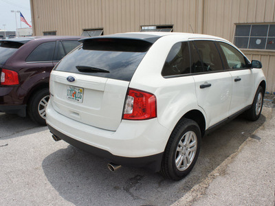 ford edge 2011 white se gasoline 6 cylinders front wheel drive automatic 75062