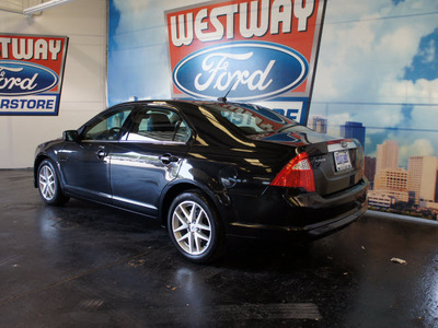ford fusion 2011 black sedan sel gasoline 4 cylinders front wheel drive automatic 75062