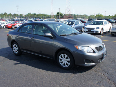 toyota corolla 2010 gray sedan gasoline 4 cylinders front wheel drive automatic 19153