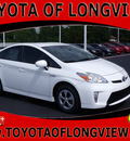 toyota prius 2012 white hatchback three hybrid 4 cylinders front wheel drive automatic 75604