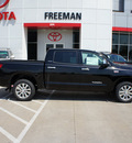 toyota tundra 2012 black limited flex fuel 8 cylinders 4 wheel drive 6 speed automatic 76053