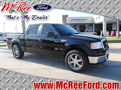 ford f 150 2008 black styleside gasoline 8 cylinders 2 wheel drive automatic with overdrive 77539