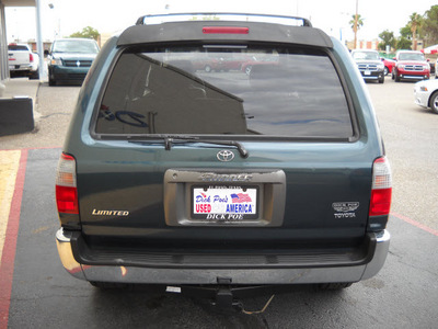 toyota 4runner 1997 green suv limited gasoline 6 cylinders rear wheel drive automatic 79925