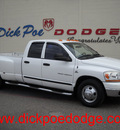 dodge ram 3500 2006 white pickup truck diesel 6 cylinders rear wheel drive automatic 79925