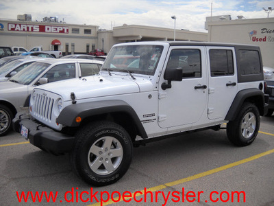 jeep wrangler 2012 white suv unlimited sport gasoline 6 cylinders 4 wheel drive automatic 79925