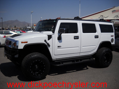 hummer h2 2004 white suv gasoline 8 cylinders 4 wheel drive automatic 79925