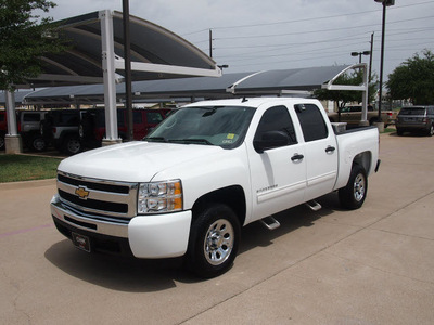 chevrolet silverado 1500 2011 white ls flex fuel 8 cylinders 2 wheel drive automatic 76049