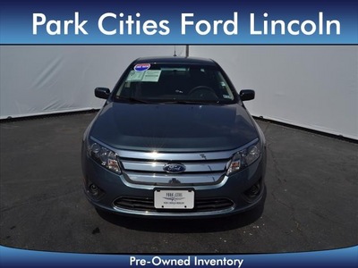 ford fusion 2011 blue sedan se gasoline 4 cylinders front wheel drive automatic 75235