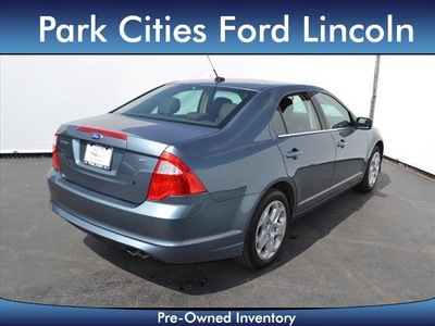 ford fusion 2011 blue sedan se gasoline 4 cylinders front wheel drive automatic 75235