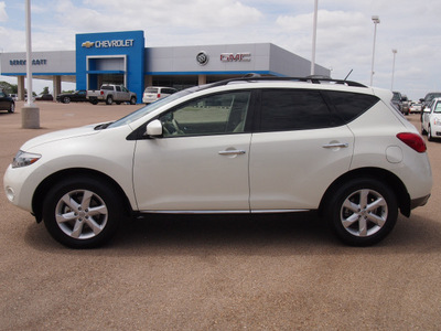 nissan murano 2009 off white suv sl gasoline 6 cylinders front wheel drive automatic with overdrive 77859