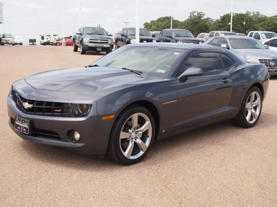 chevrolet camaro 2010 dk  gray coupe lt gasoline 6 cylinders rear wheel drive automatic with overdrive 77859