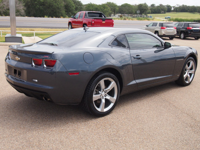 chevrolet camaro 2010 dk  gray coupe lt gasoline 6 cylinders rear wheel drive automatic with overdrive 77859