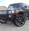 hummer h3 2007 black suv gasoline 5 cylinders 4 wheel drive 77037