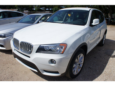 bmw x3 2013 white suv xdrive28i gasoline 4 cylinders all whee drive automatic 78729