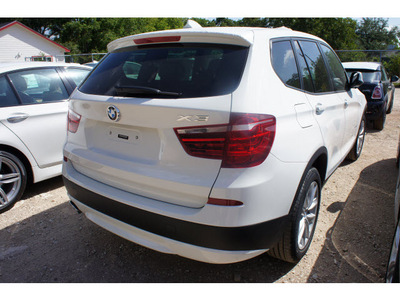 bmw x3 2013 white suv xdrive28i gasoline 4 cylinders all whee drive automatic 78729
