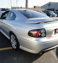 pontiac gto 2006 silver coupe gasoline 8 cylinders rear wheel drive 6 speed manual 60915