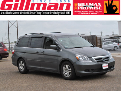 honda odyssey 2007 gray van ex gasoline 6 cylinders front wheel drive 5 speed automatic 78586