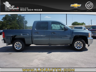 chevrolet silverado 1500 2012 blue ls flex fuel 8 cylinders 2 wheel drive automatic 78654