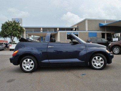 chrysler pt cruiser 2005 dk  blue touring gasoline 4 cylinders front wheel drive automatic 78411