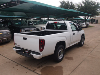 chevrolet colorado 2012 white work truck gasoline 4 cylinders 2 wheel drive automatic 76051