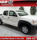 toyota tacoma 2012 white gasoline 4 cylinders 2 wheel drive not specified 91731