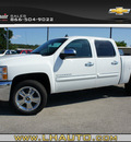 chevrolet silverado 1500 2012 white lt flex fuel 8 cylinders 2 wheel drive automatic 78654