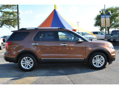 ford explorer 2012 brown suv xlt gasoline 6 cylinders 2 wheel drive automatic 78216