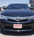 toyota camry 2012 black sedan le gasoline 4 cylinders front wheel drive 6 speed automatic 76053